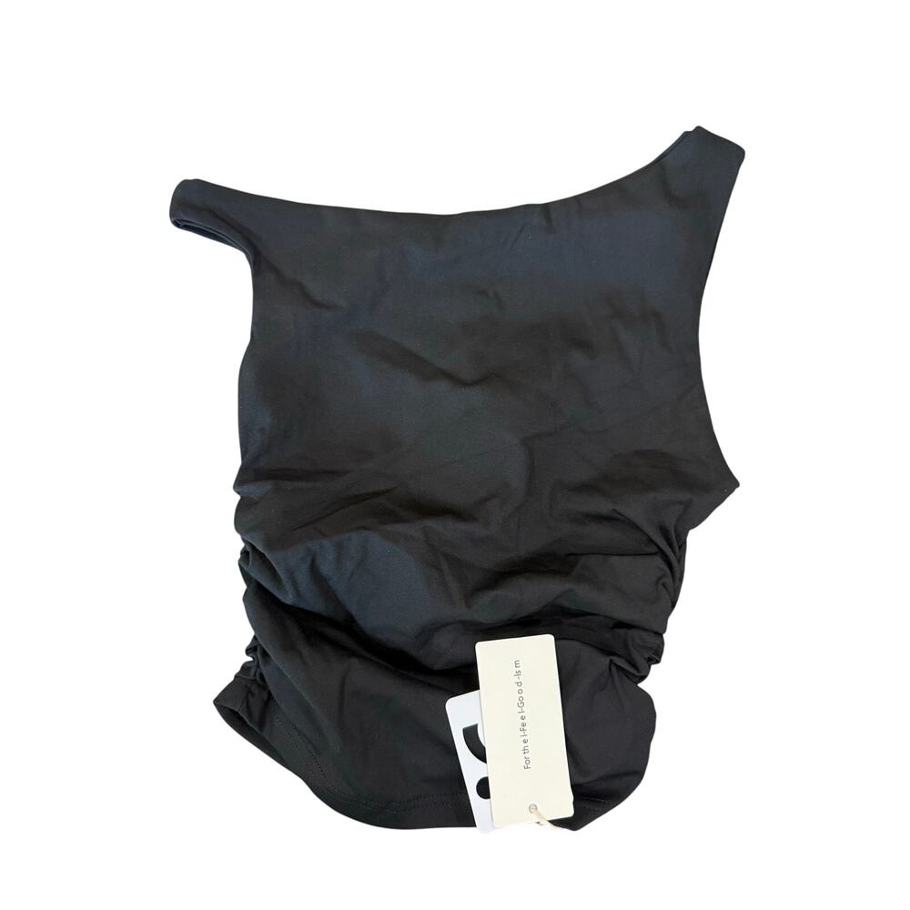 Commense Solid Casual Minimalist One Shoulder Sle… - image 2